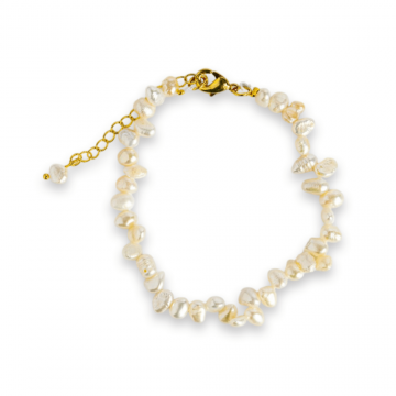 Bratara boho chic cu perle baroce ,   Feminitate si rafinament