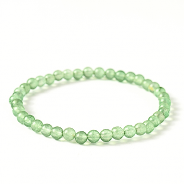 Bratara Elastica din Aventurin Verde 5mm ,   Noroc si Abundenta