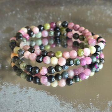 Bratara mix turmalina 6 mm
