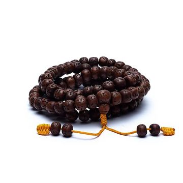 Colier Mala din Rudraksha polisat – 108 mărgele model 2