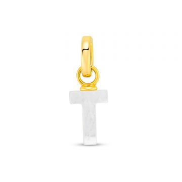 Pandantiv din argint Golden Pearly T