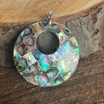 Pandantiv donut scoica abalone L model 2