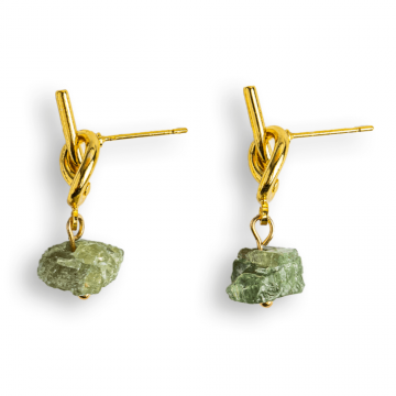 Prosperitate si Vibratie Pozitiva ,   Cercei cu Peridot Natural