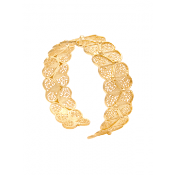 Brățară Argint Aurit - Hearts