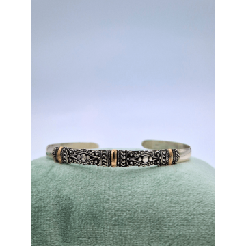 Brățară Argint și Aur -  Athena