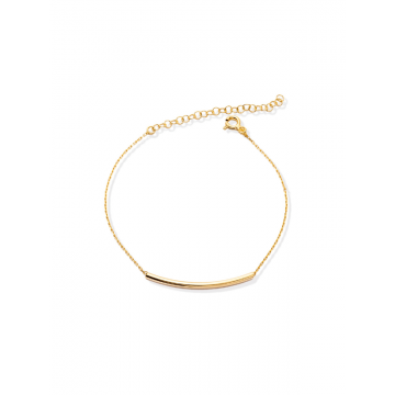 Brățară Minimalistă - Liniar - Argint / Argint placat cu aur