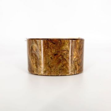 Bratara lata maro cu efect perlat ,   eleganta si versatila