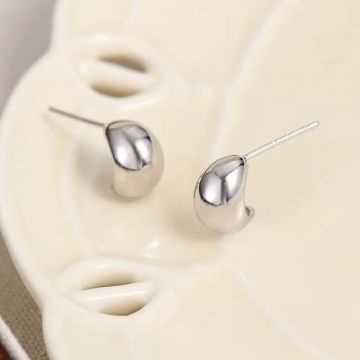 Cercei argint 925, JW1670, model picatura, placati cu rodiu