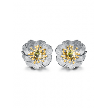 Cercei Argint - Anemona