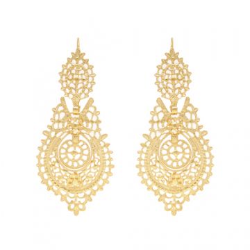 Cercei Argint Aurit - 