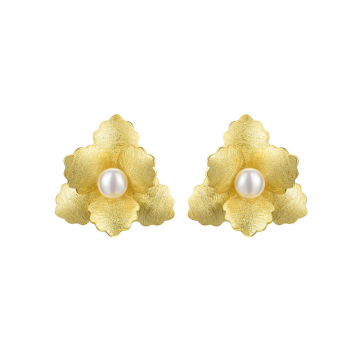 Cercei Argint Aurit Diafani