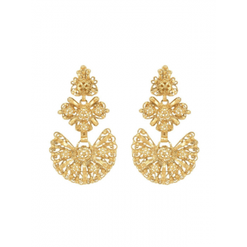 Cercei Argint Aurit - Galicia