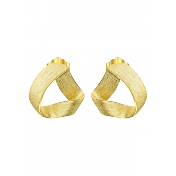 Cercei Argint Aurit Shine