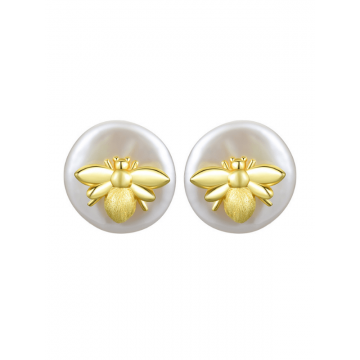 Cercei Argint - Nectar Auriu