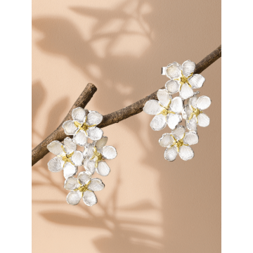 Cercei Argint Sakura