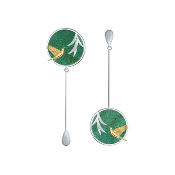 Cercei Argint si Aventurin - Zen