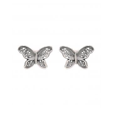 Cercei din Argint, Fluturași - Filigran