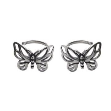 Cercei ear cuffs argint 925, JW1678, model fluture