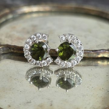 Cercei moldavit din argint | Halo