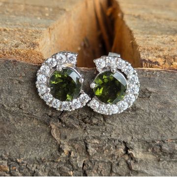 Cercei moldavit din argint | Halo