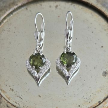 Cercei moldavit din argint | Heart