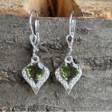 Cercei moldavit din argint | Heart