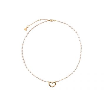 Colier ALDO alb, RACHELLEE 102, din metal