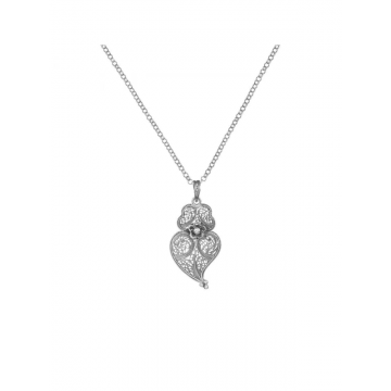 Colier Argint - Filigran - Heart of Viana, 3.5 cm