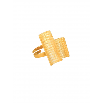 Inel Argint Placat cu Aur- Engawa