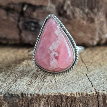 Inel rodocrozit argint | Model 3