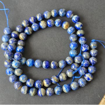 Sirag margele pietre semipretioase sfere LAPIS LAZULI