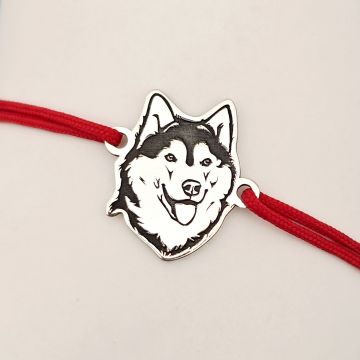Bratara Husky - Argint 925, snur