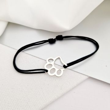 Bratara Labuta - Argint 925, snur negru