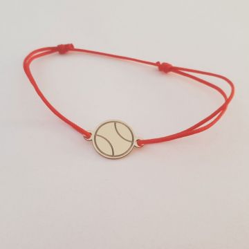 Bratara Minge de Tenis - Aur Galben 14k - snur reglabil