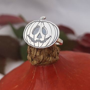 Inel personalizat - Dovleac - Argint 925