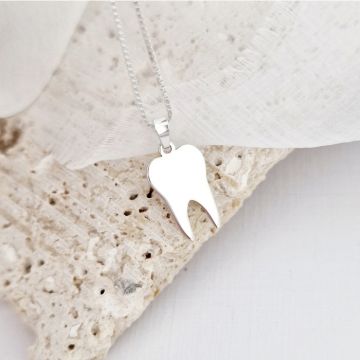 Lantisor cu pandantiv Dinte - Argint 925