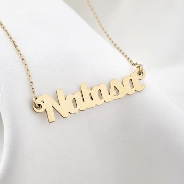 Lantisor nume - 7/8 litere - Aur Galben 14k