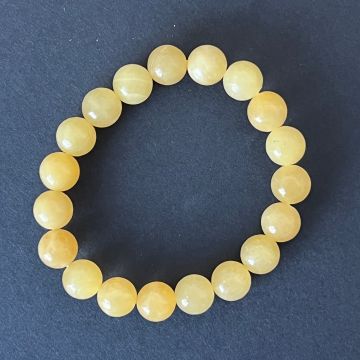 Bratara calcit portocaliu 10-11 mm