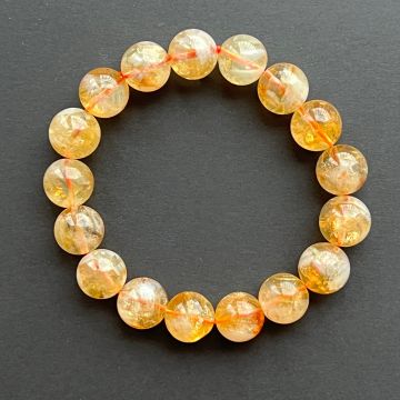 Bratara citrin 11-12 mm