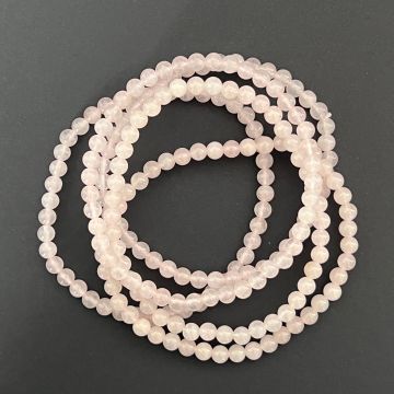 Bratara cuart roz 4 mm