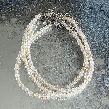 Bratara cuart rutilat 2mm reglabila