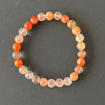 Bratara cuart rutilat mix 7-8 mm