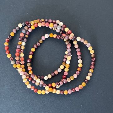 Bratara fatetata mookait 4 mm