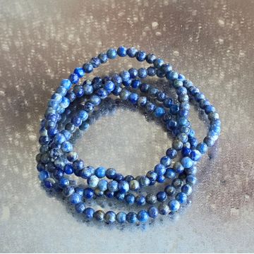Bratara lapis lazuli 4 mm