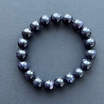 Bratara nisipit albastru 10 mm