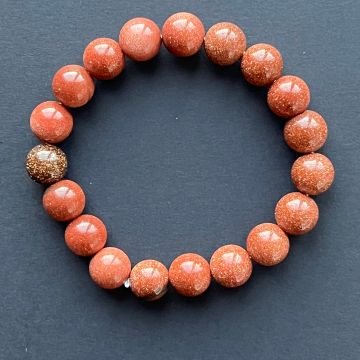 Bratara nisipit portocaliu 10 mm