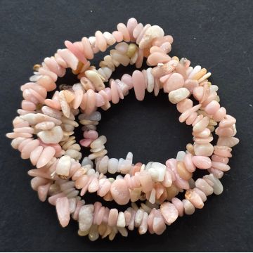 Bratara opal roz chipsuri