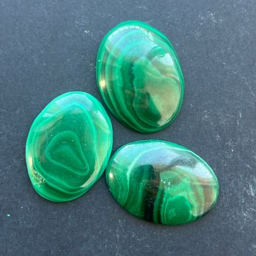 Cabochon malachit | Model 3