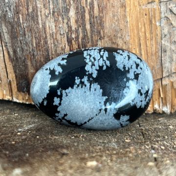 Cabochon obsidian fulgi de zapada