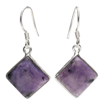 Cercei charoit din argint | Calm